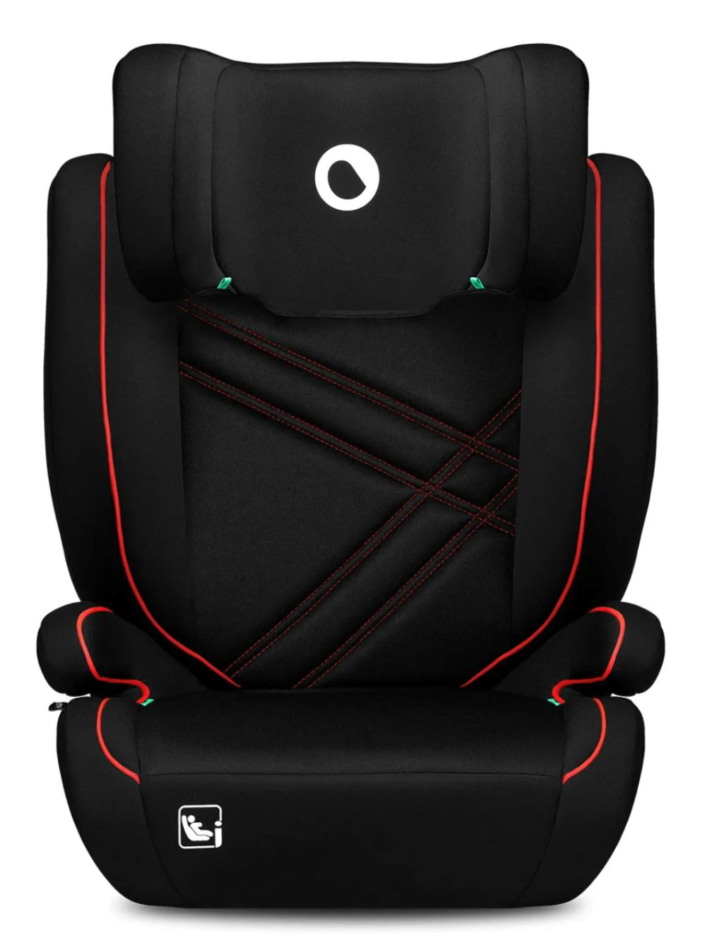 Автокресло Lionelo Isofix Hugo Sporty Черный/Красный foto