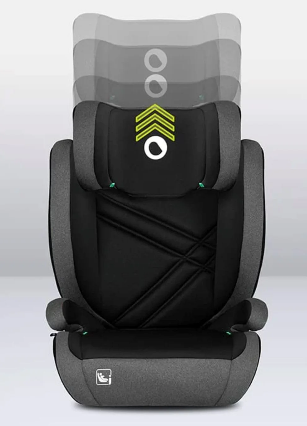 Автокресло Lionelo Isofix Hugo Черное, 15-36 кг foto