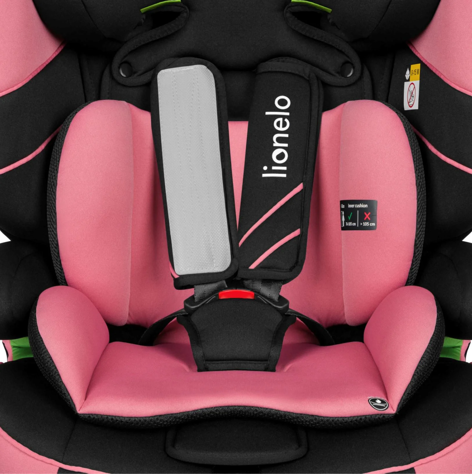 Автокресло Lionelo Levi One 9-36 кг Розовое foto