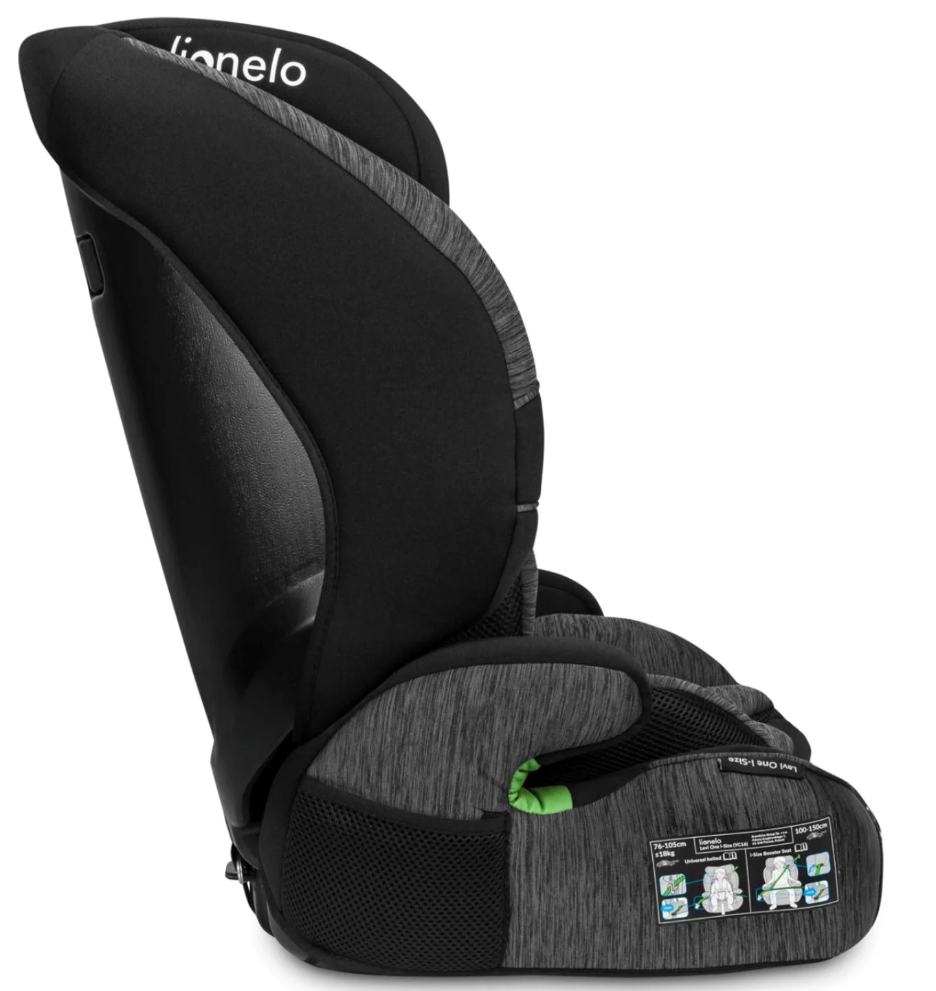 Автокресло Lionelo Levi One 9-36 кг Серое foto