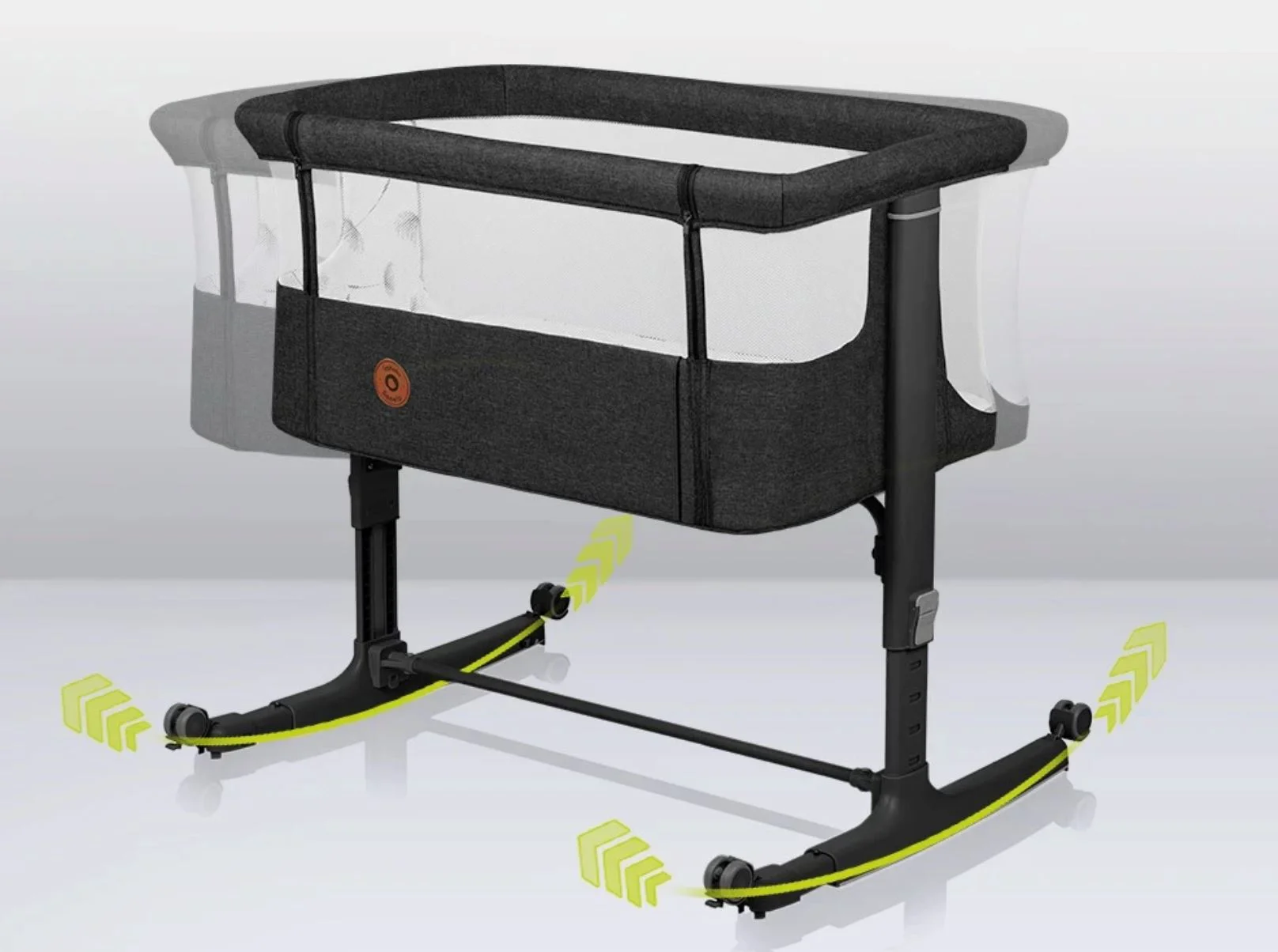 Patuc co-sleeper 3 in 1 Lionelo Aurora Grey Graphite foto