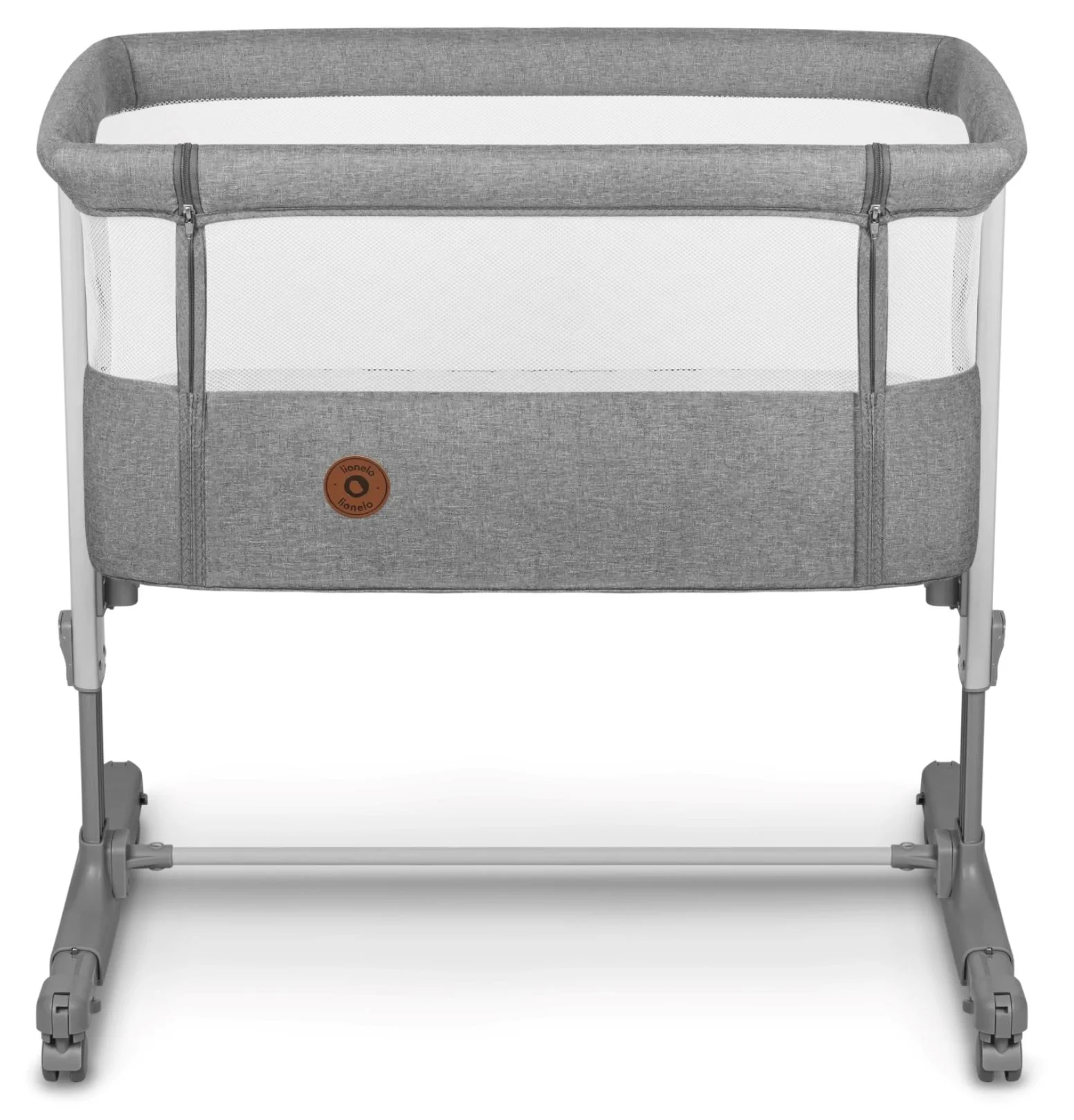 Кроватка-сослип 3 в 1 Lionelo Aurora Grey Concrete foto
