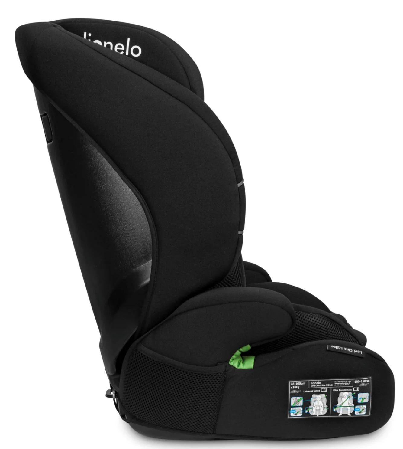 Scaun auto Lionelo Levi One, 9-36 kg Negru foto