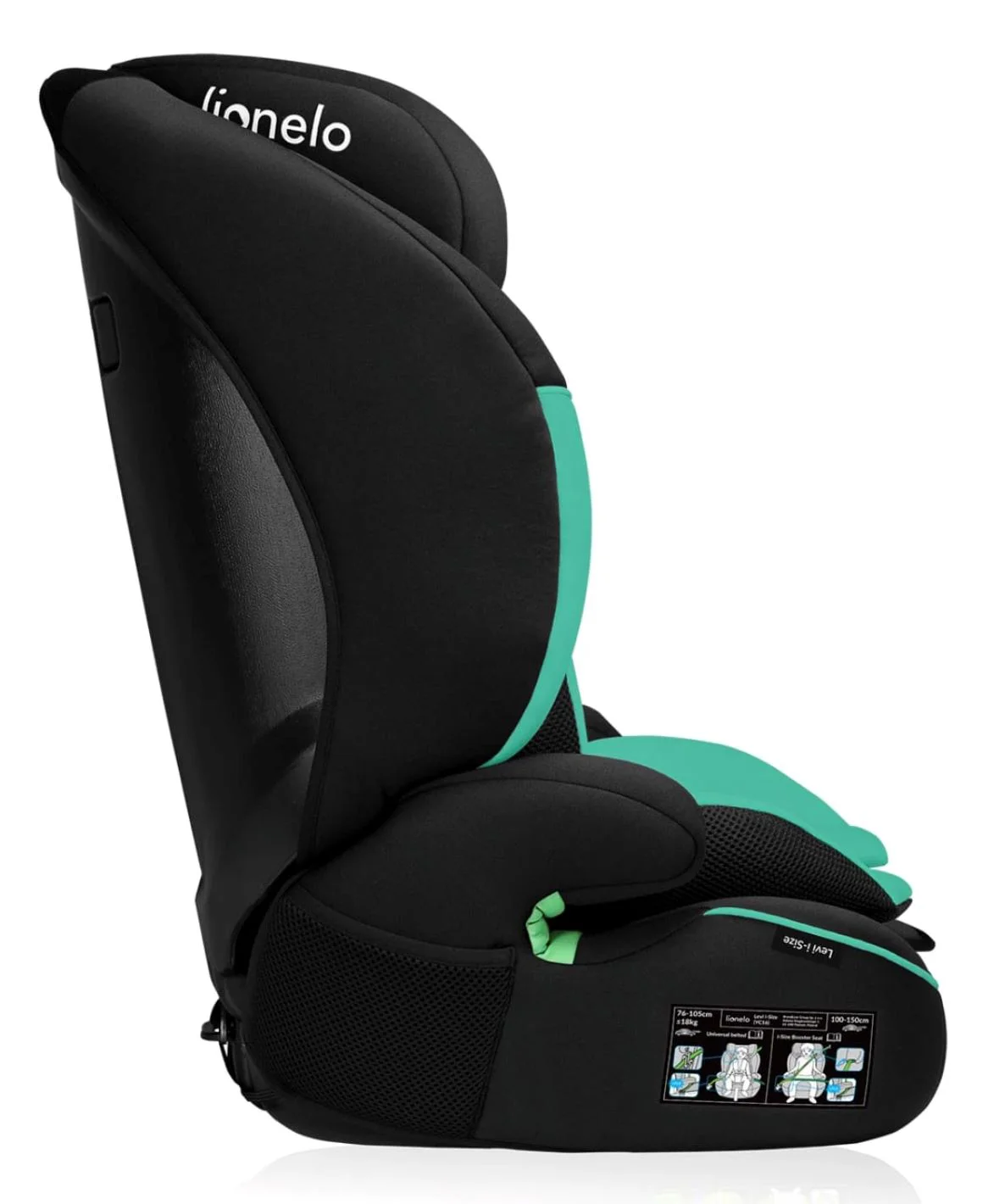 Автокресло Lionelo Levi, 9-36 кг Зеленый foto