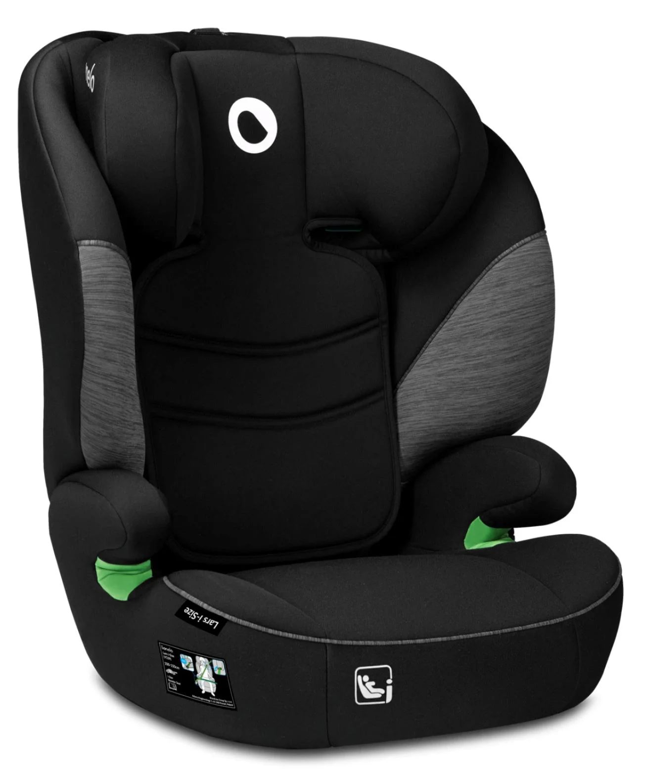 Scaun auto Lionelo Lars, 15-36 kg Gri inchis foto