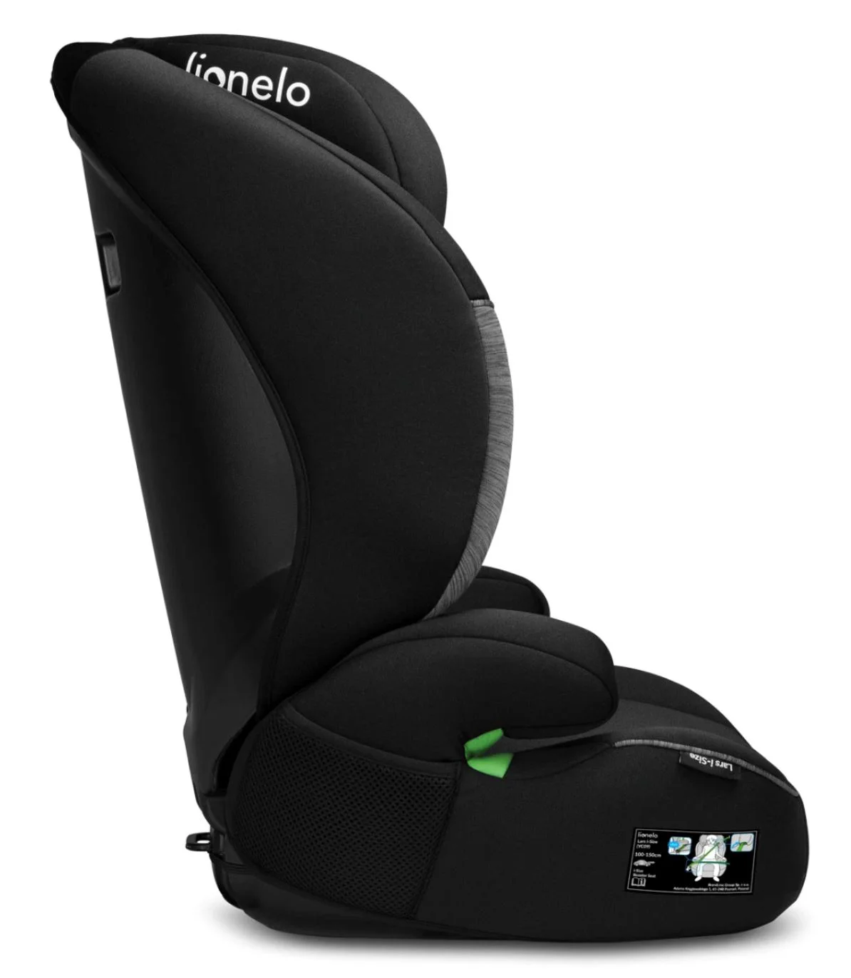 Scaun auto Lionelo Lars, 15-36 kg Gri inchis foto