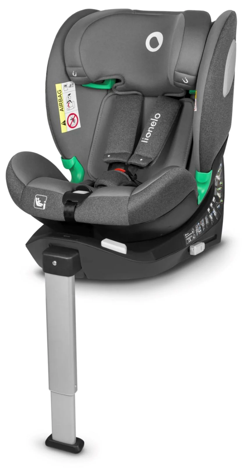 Scaun auto Lionelo Isofix Braam, 0-36 kg Gri foto