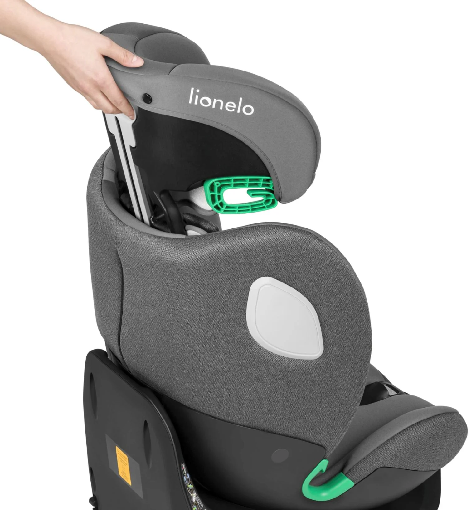 Scaun auto Lionelo Isofix Braam, 0-36 kg Gri foto