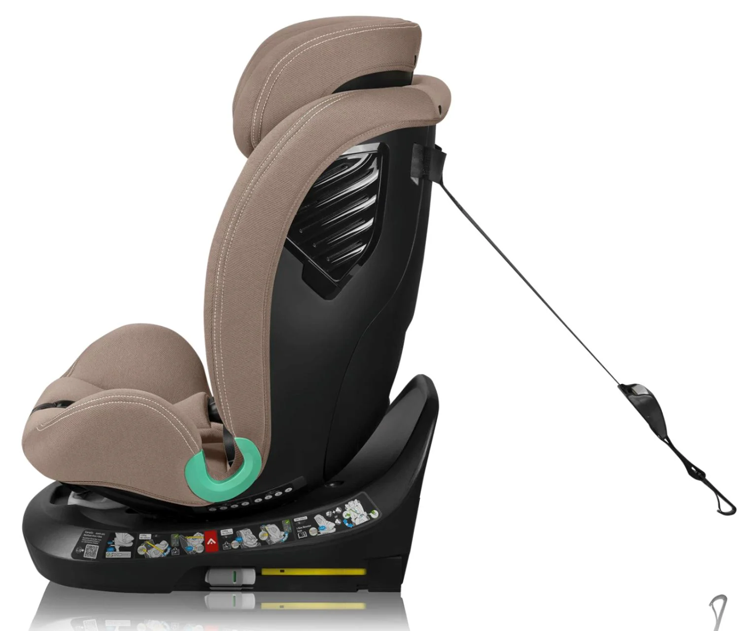 Автокресло Lionelo Isofix Bastiaan One, 0-36 кг, Бежевое foto