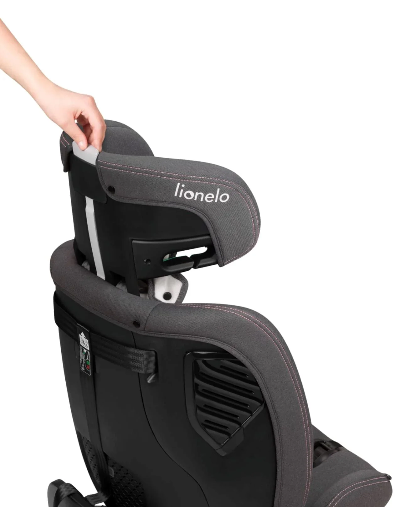 Автокресло Lionelo Isofix Bastiaan One, 0-36 кг, Розовое foto