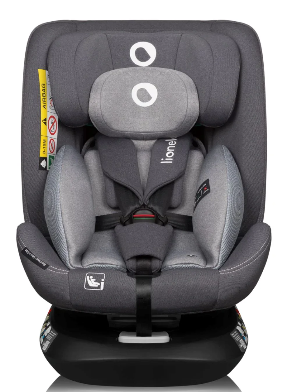 Автокресло Lionelo Isofix Bastiaan One, 0-36 кг, Серое foto