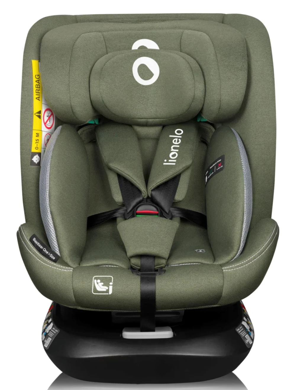 Автокресло Lionelo Isofix Bastiaan One, 0-36 кг, Зеленое foto