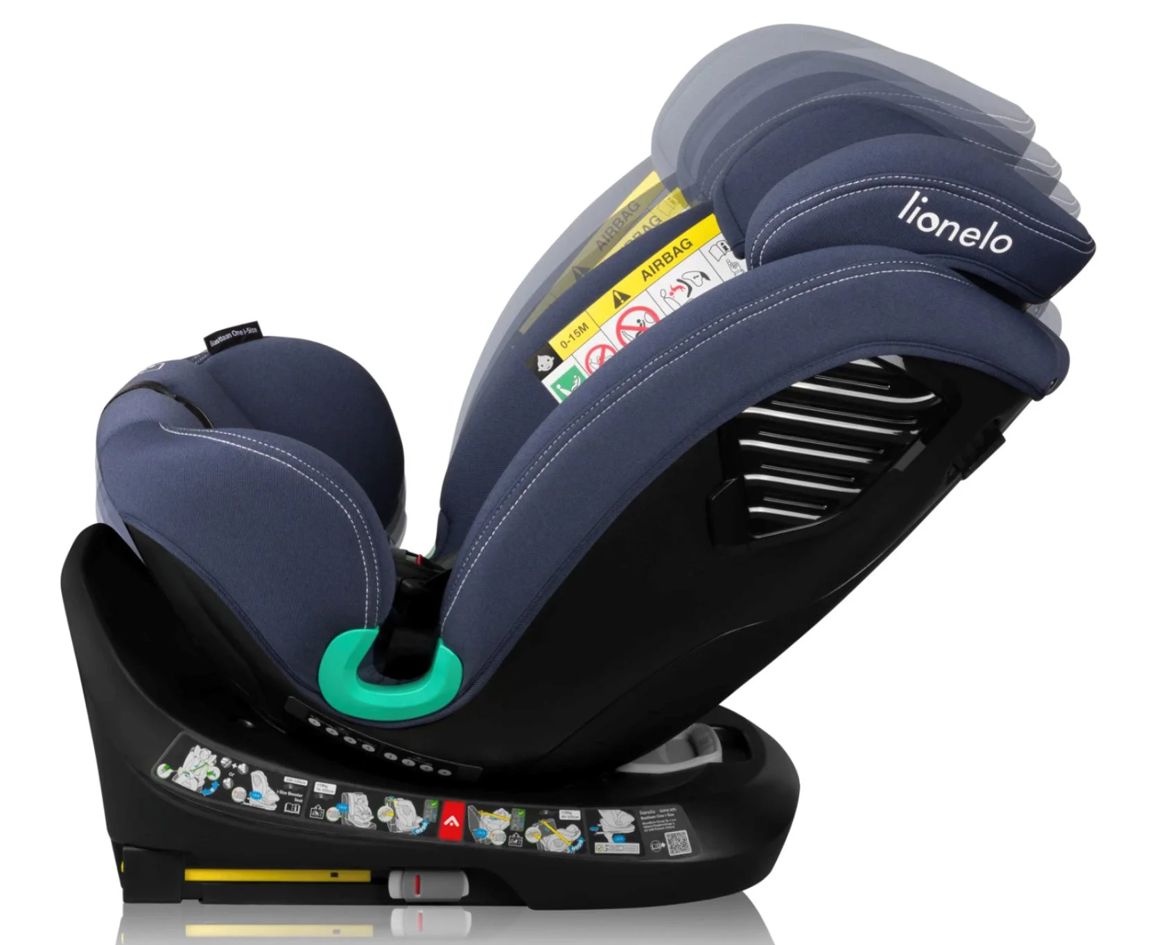 Scaun auto Lionelo Isofix Bastiaan One, 0-36 kg Albastru foto
