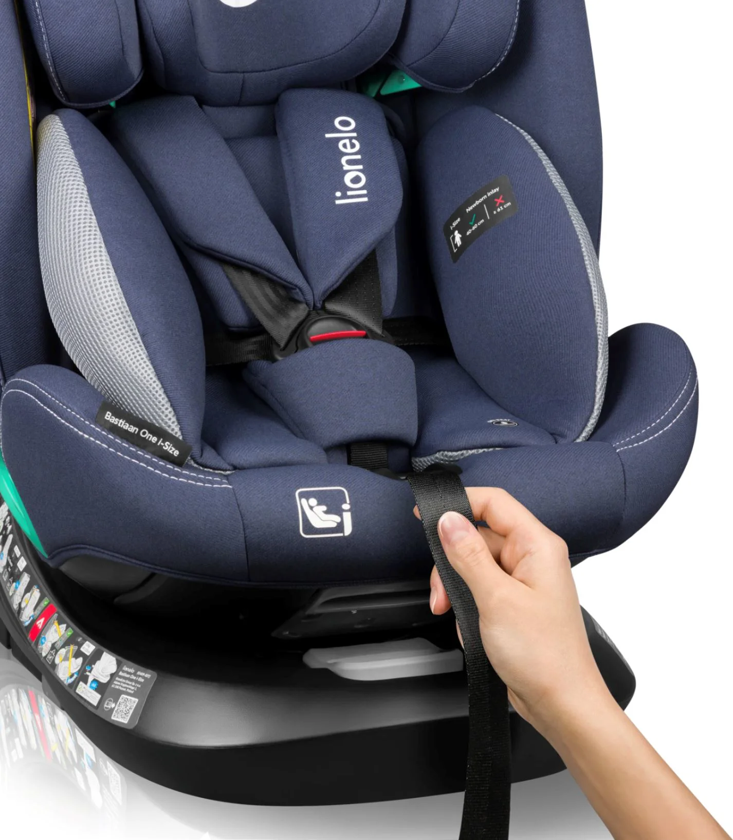 Scaun auto Lionelo Isofix Bastiaan One, 0-36 kg Albastru foto