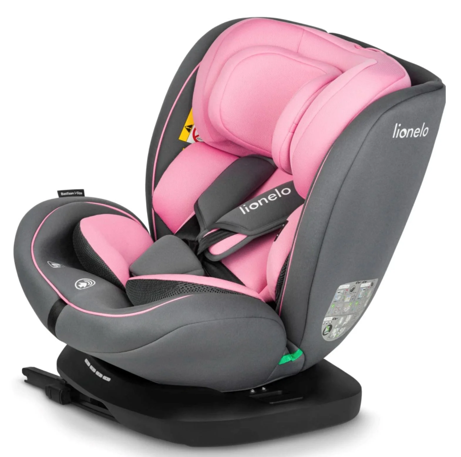 Scaun auto pentru copii Lionelo Isofix Bastiaan, 0-36 kg Roz foto