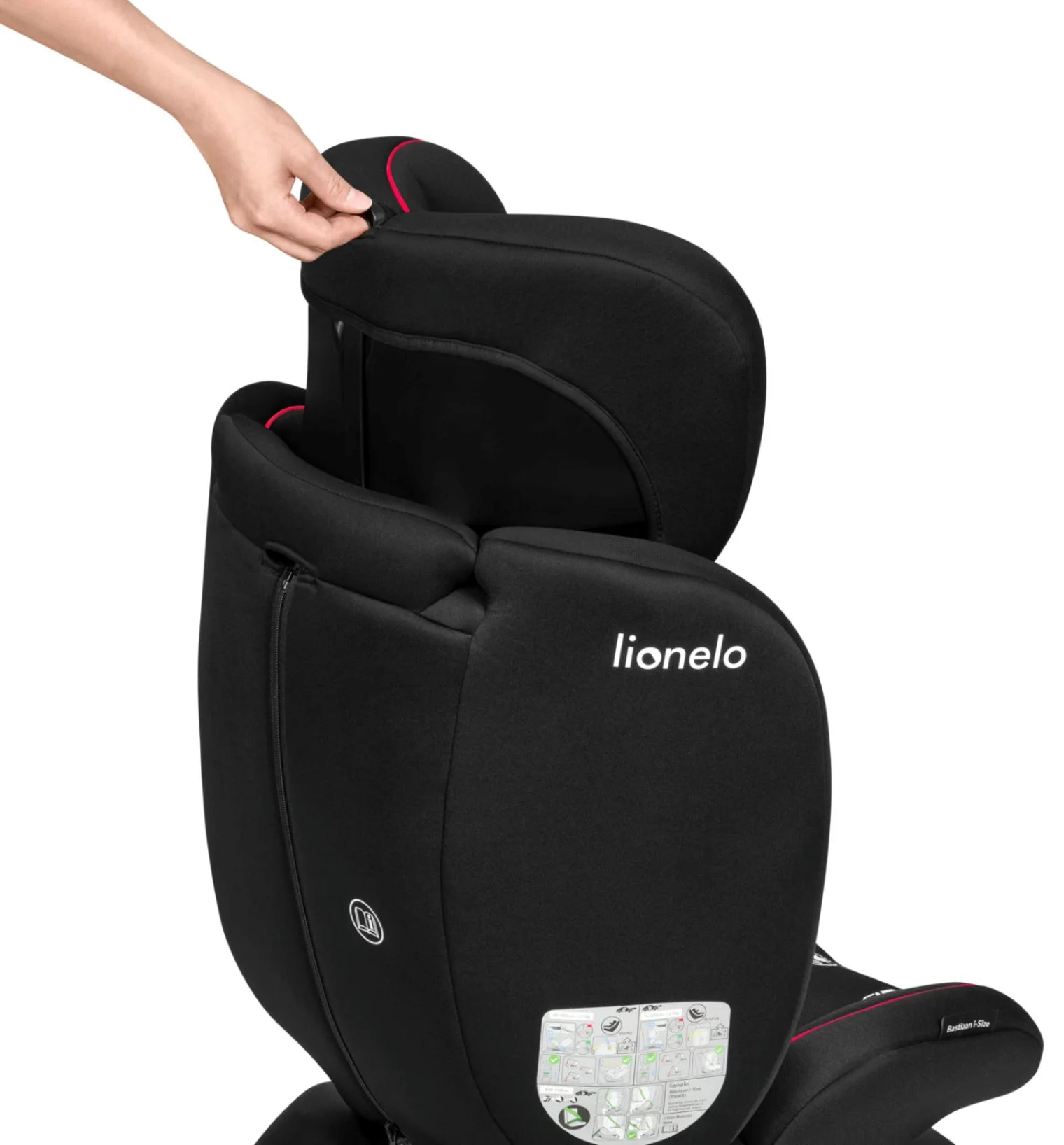 Автокресло Lionelo Isofix Bastiaan, 0–36 кг, Красное foto