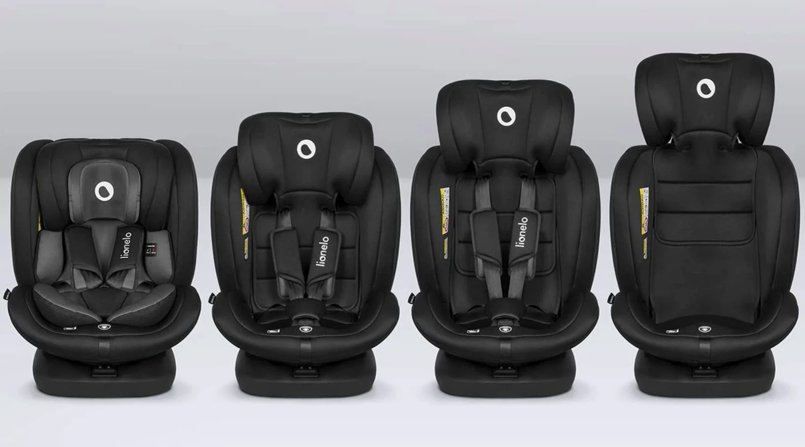 Автокресло Lionelo Bastiaan Isofix, 0–36 кг, Чёрное foto