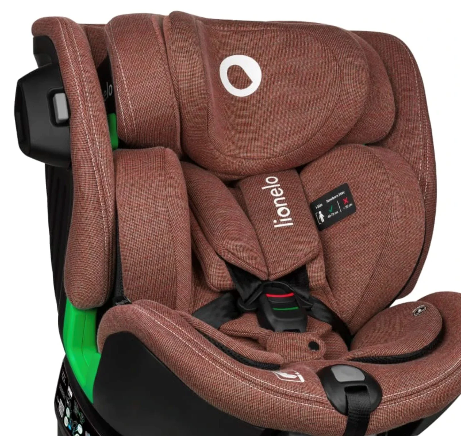 Автокресло Lionelo Harmony Bamboo, 0–36 кг, Красное foto