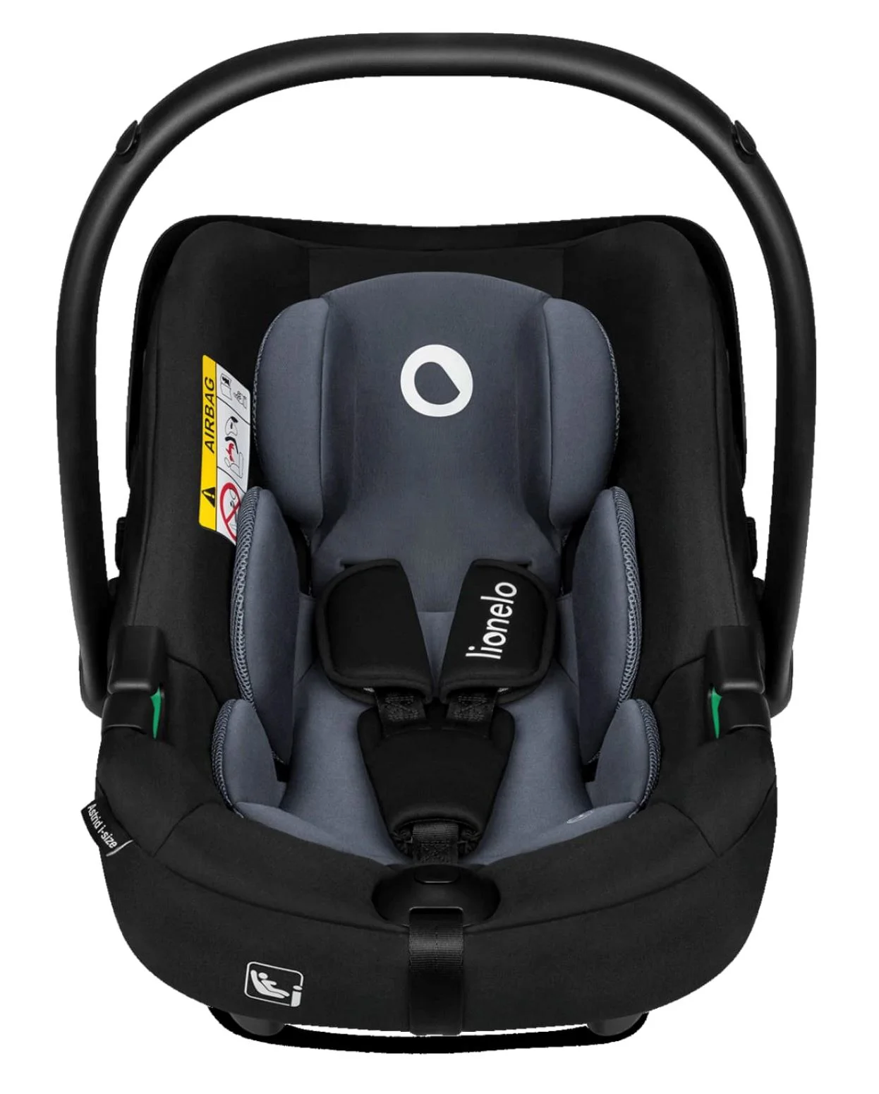 Автолюлька Lionelo Isofix Astrid с базой, 0-13 кг, Серый foto