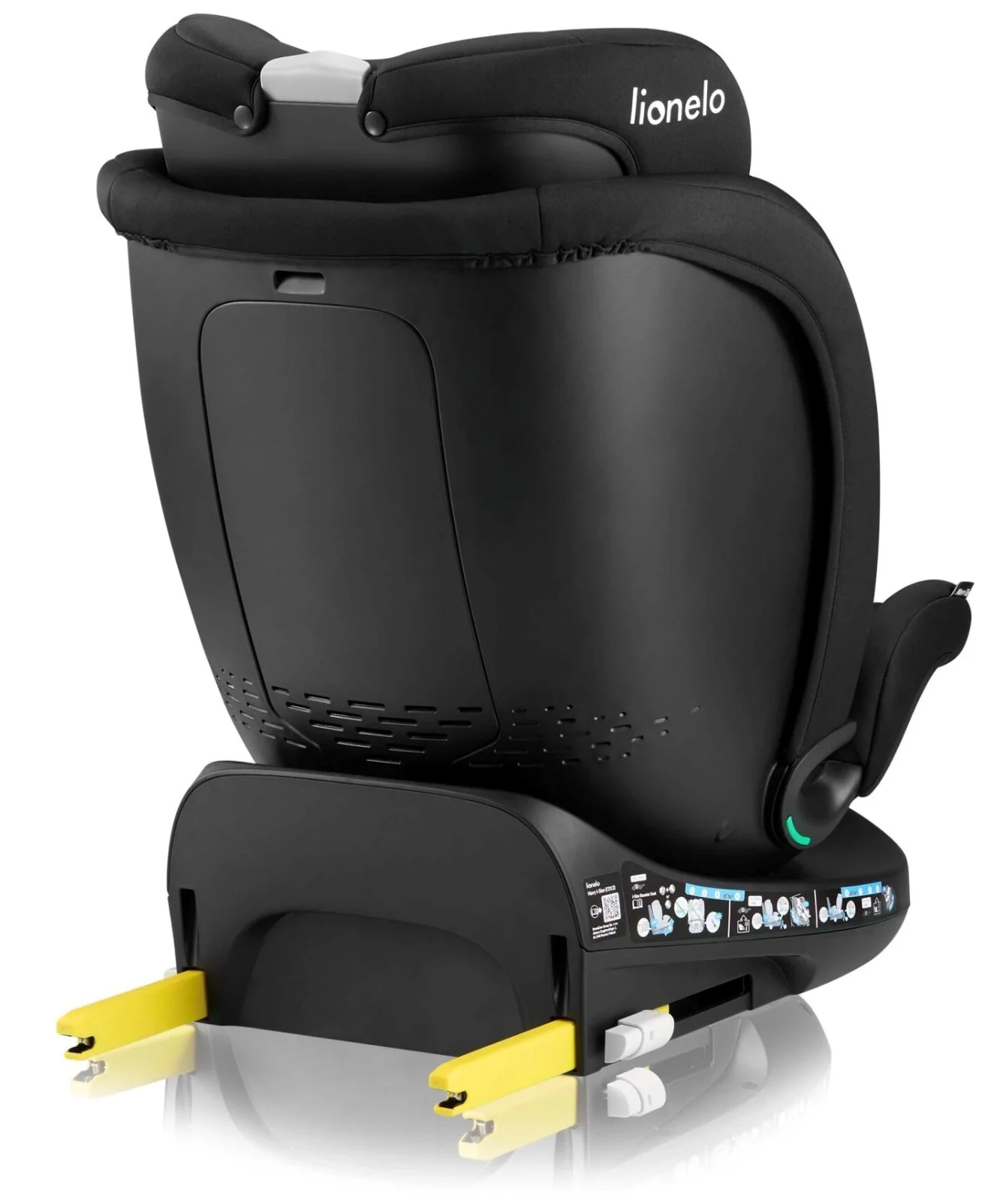 Автокресло Lionelo Isofix Navy Onyx, вращающееся 360° Черное foto