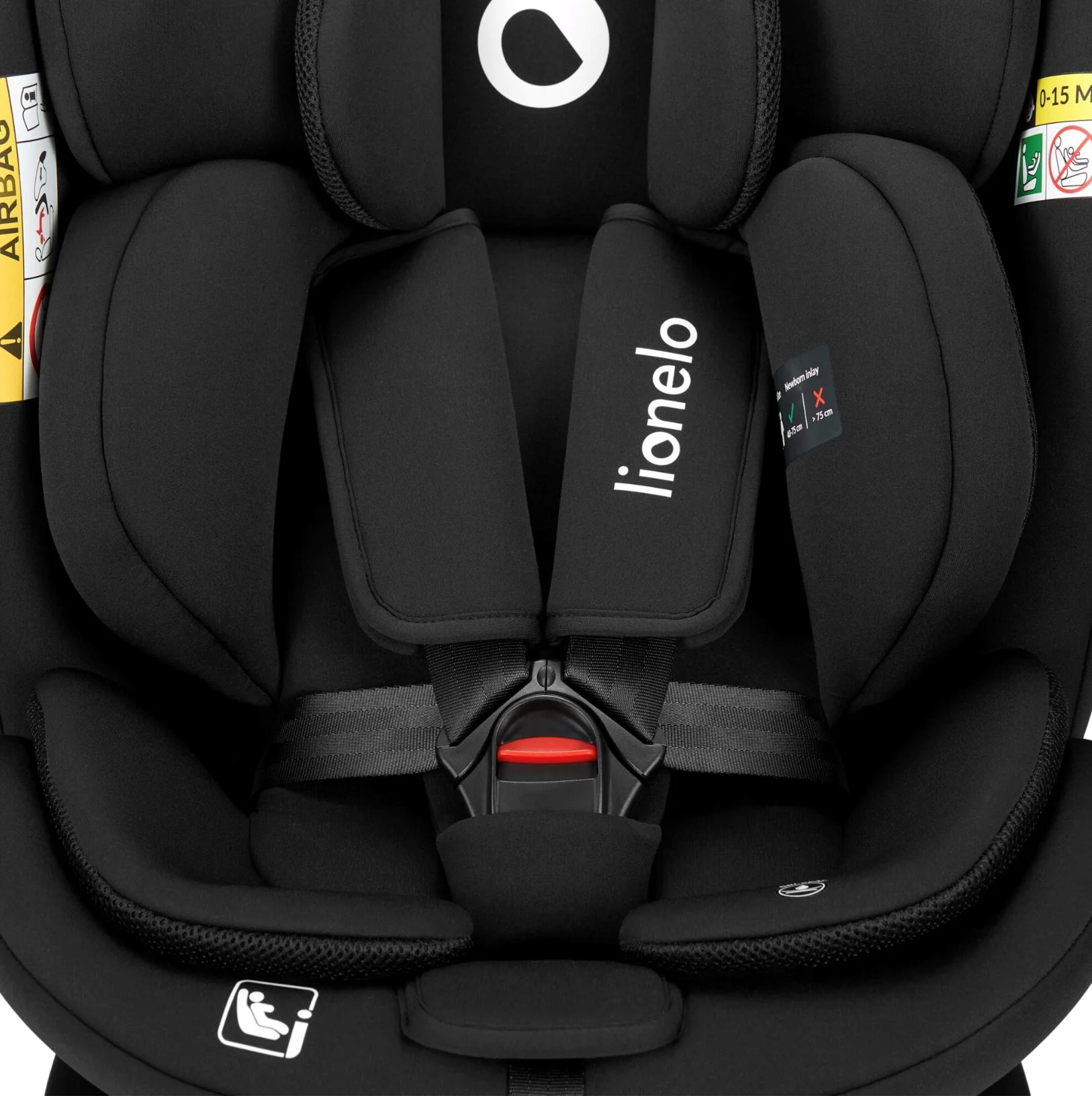 Автокресло Lionelo Isofix Navy Onyx, вращающееся 360° Черное foto