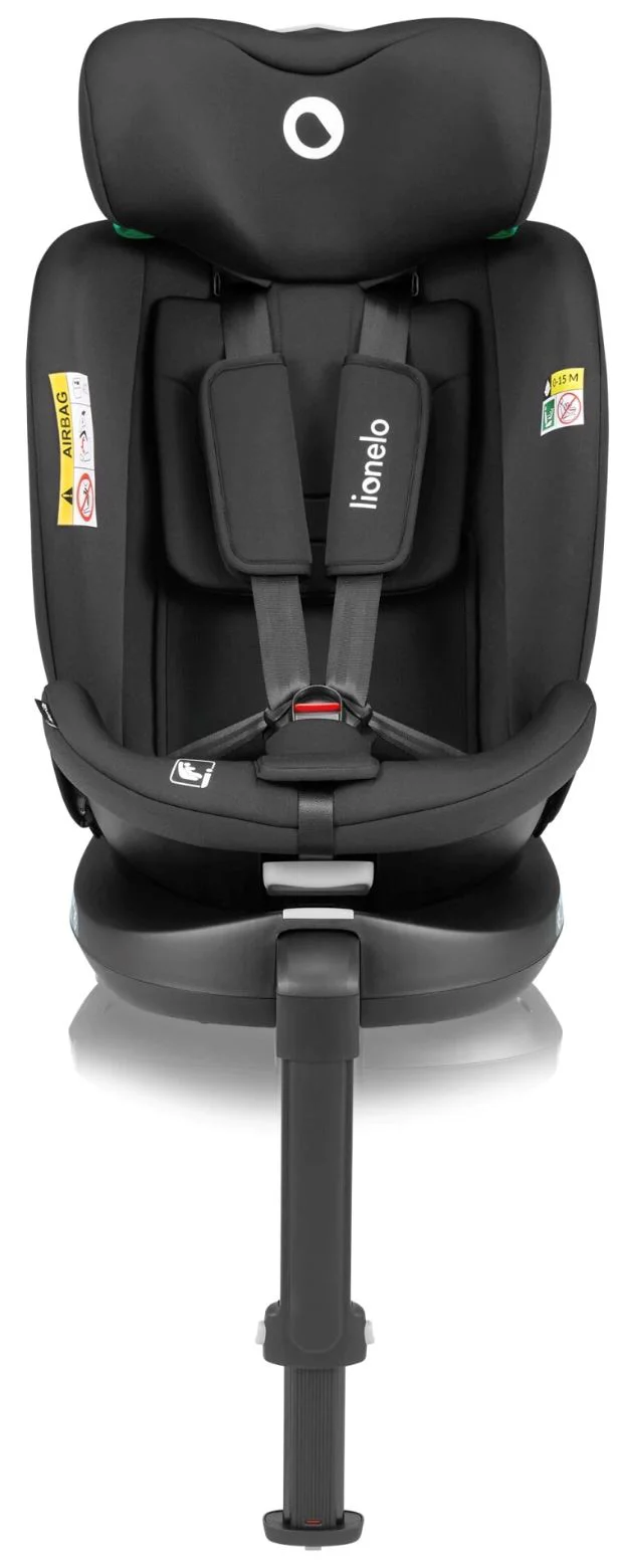 Автокресло Lionelo Isofix Navy Onyx, вращающееся 360° Черное foto