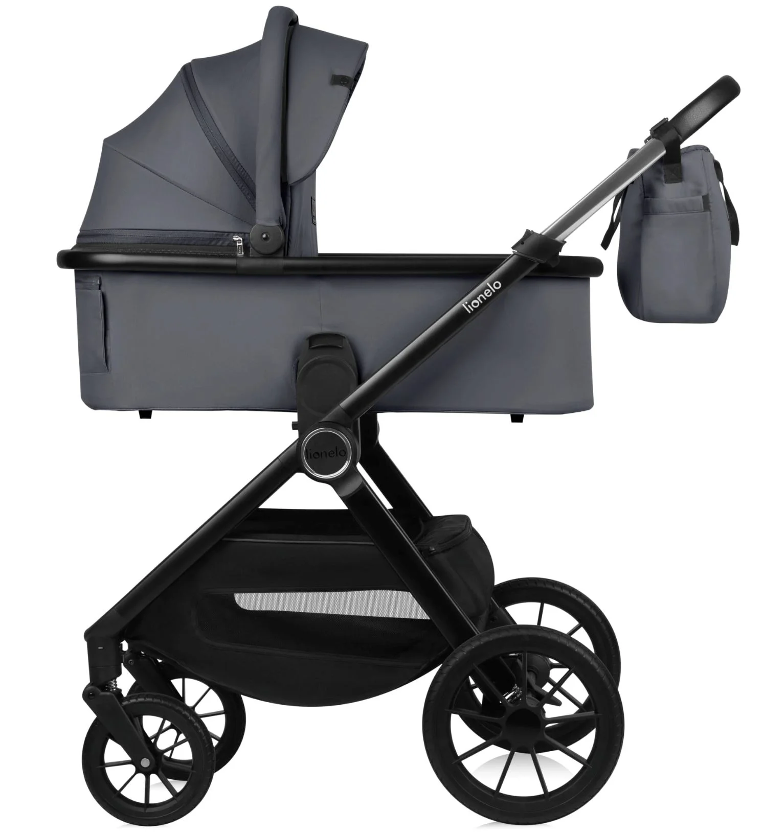 Carucior 2 in 1 Lionelo Layla Gri foto