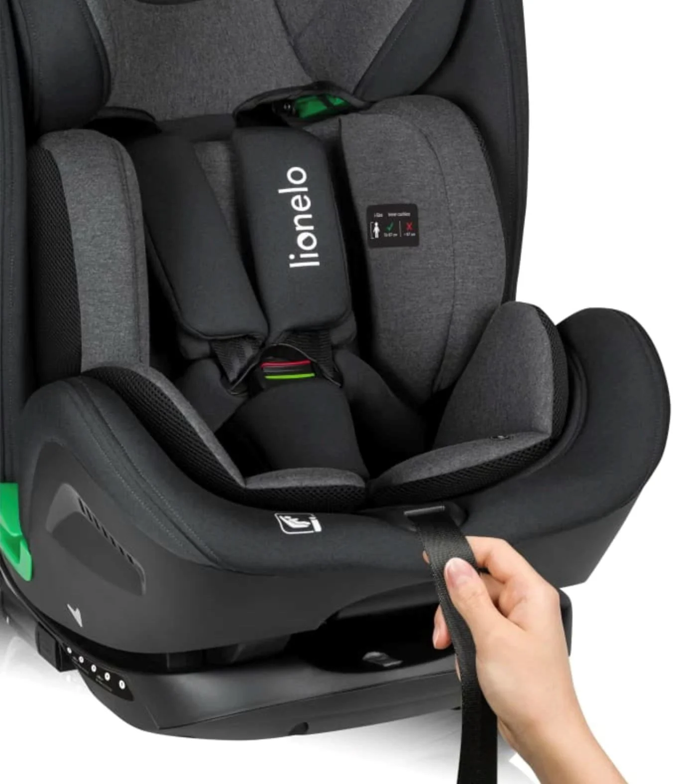 Scaun auto Lionelo Isofix Harper, 9-36 kg Negru foto