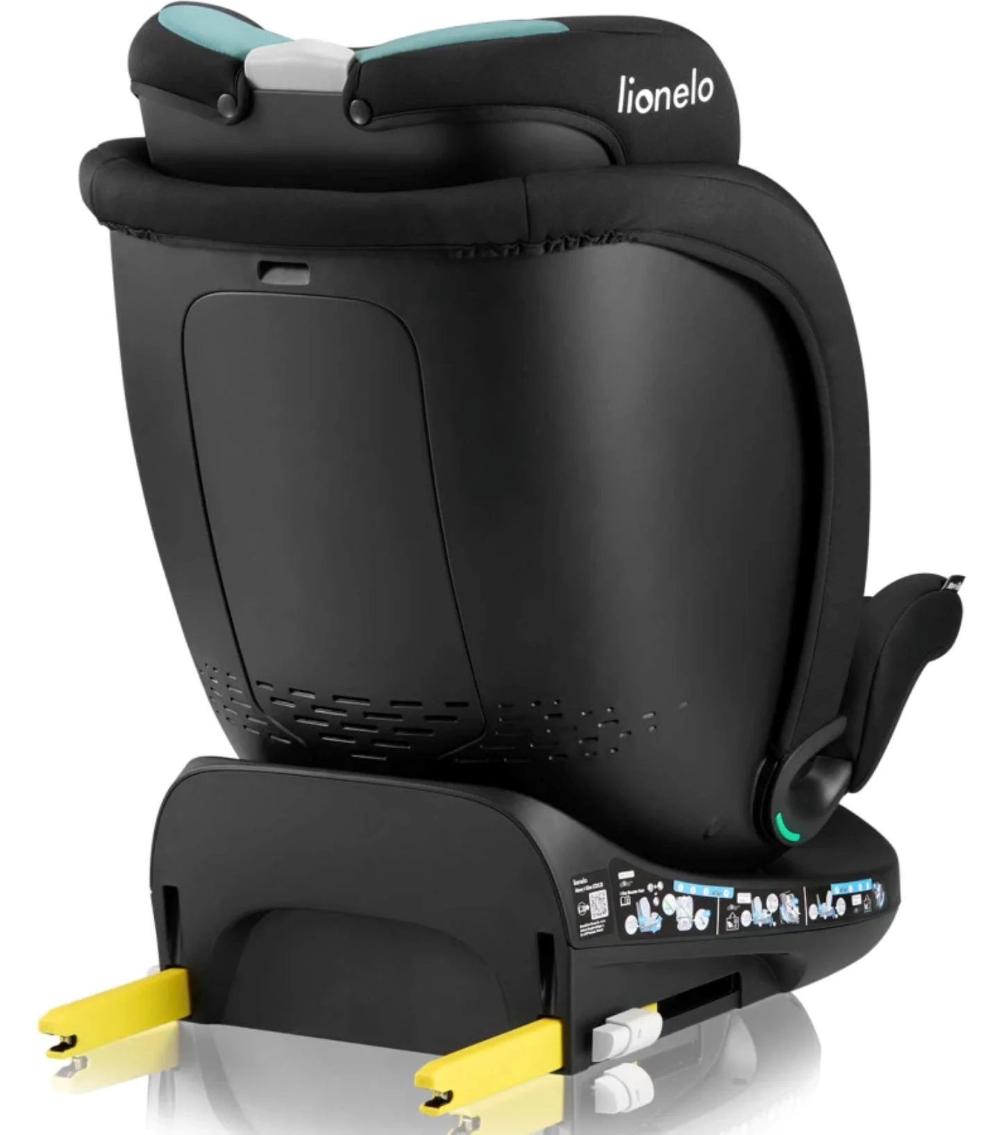 Автокресло Lionelo Isofix Navy, вращающееся 360, 0‑36 кг Черное foto