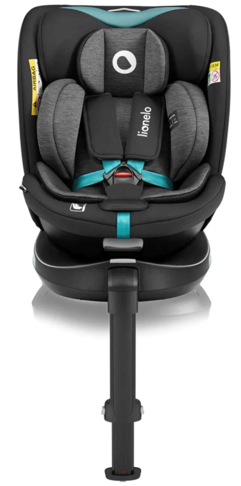 Автокресло Lionelo Isofix Navy, вращающееся 360, 0‑36 кг Черное foto