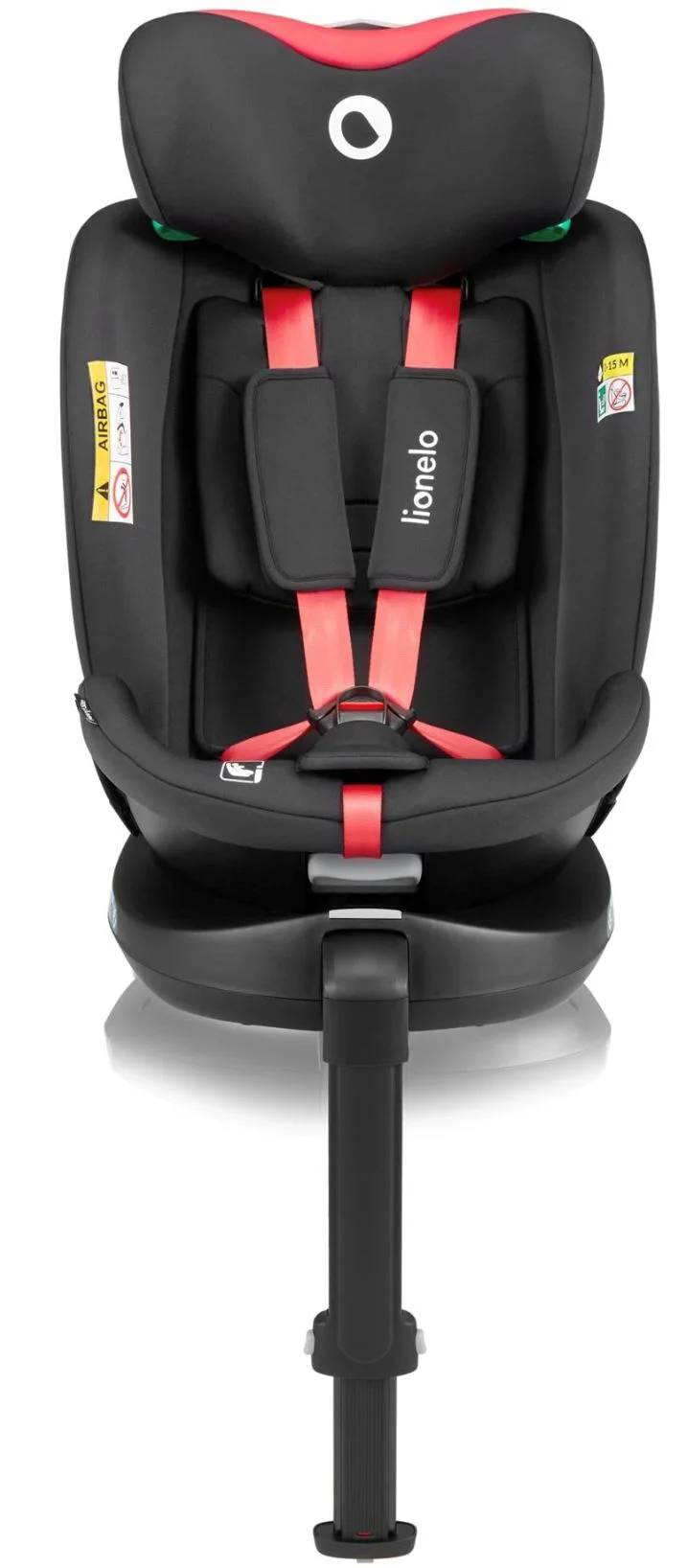 Scaun auto Lionelo Isofix Navy, rotativ 360, 0-36 kg Rosu foto