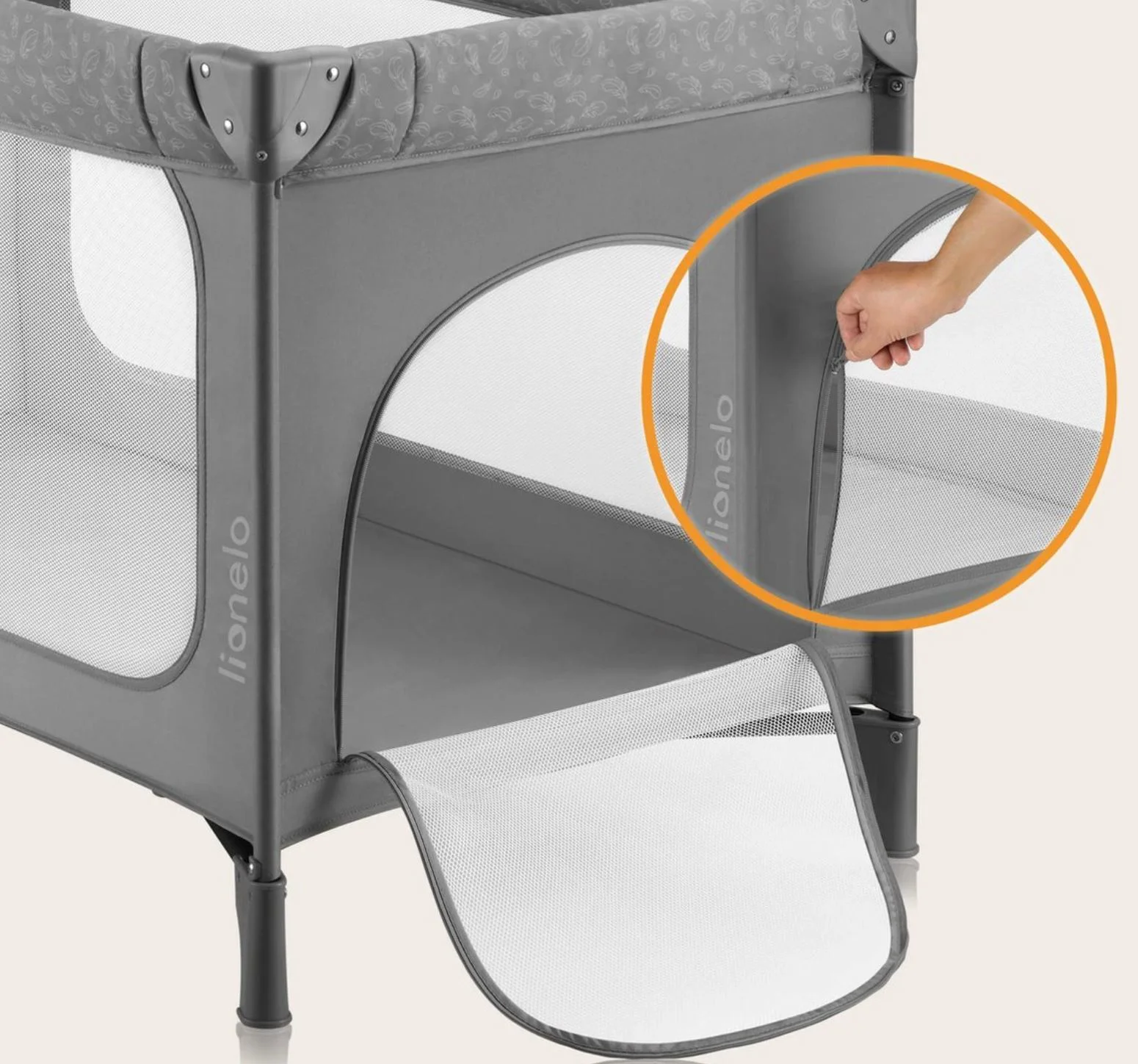 Tarc Lionelo Jasmin Easy Fold Gri foto
