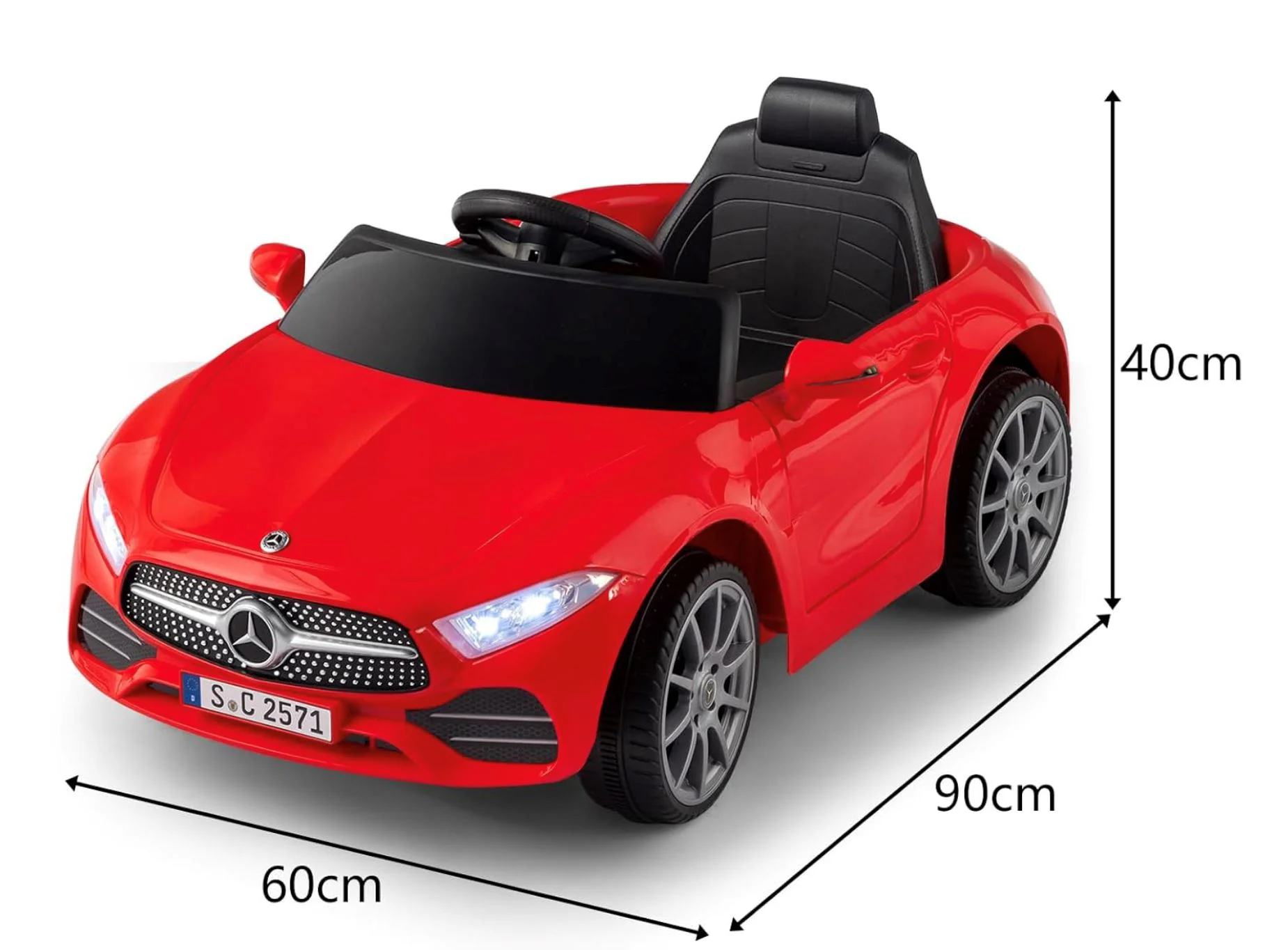 Электромобиль Moni Mercedes-Benz CLS, красный foto