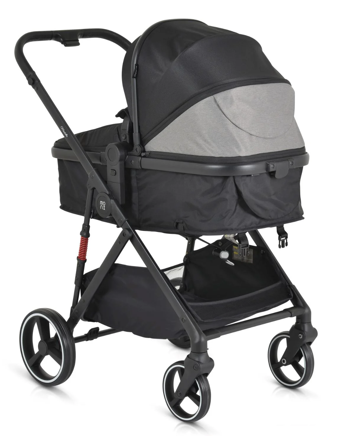 Carucior transformabil 3 in 1 Moni Marbella Negru foto