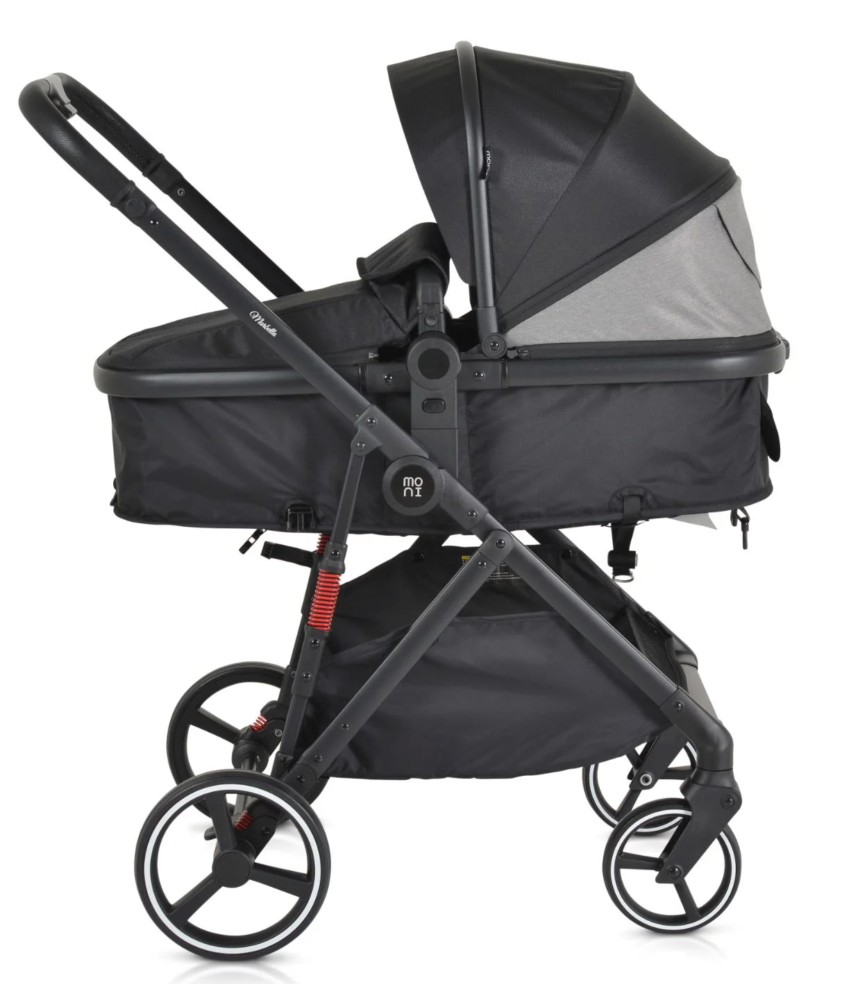 Carucior transformabil 3 in 1 Moni Marbella Negru foto