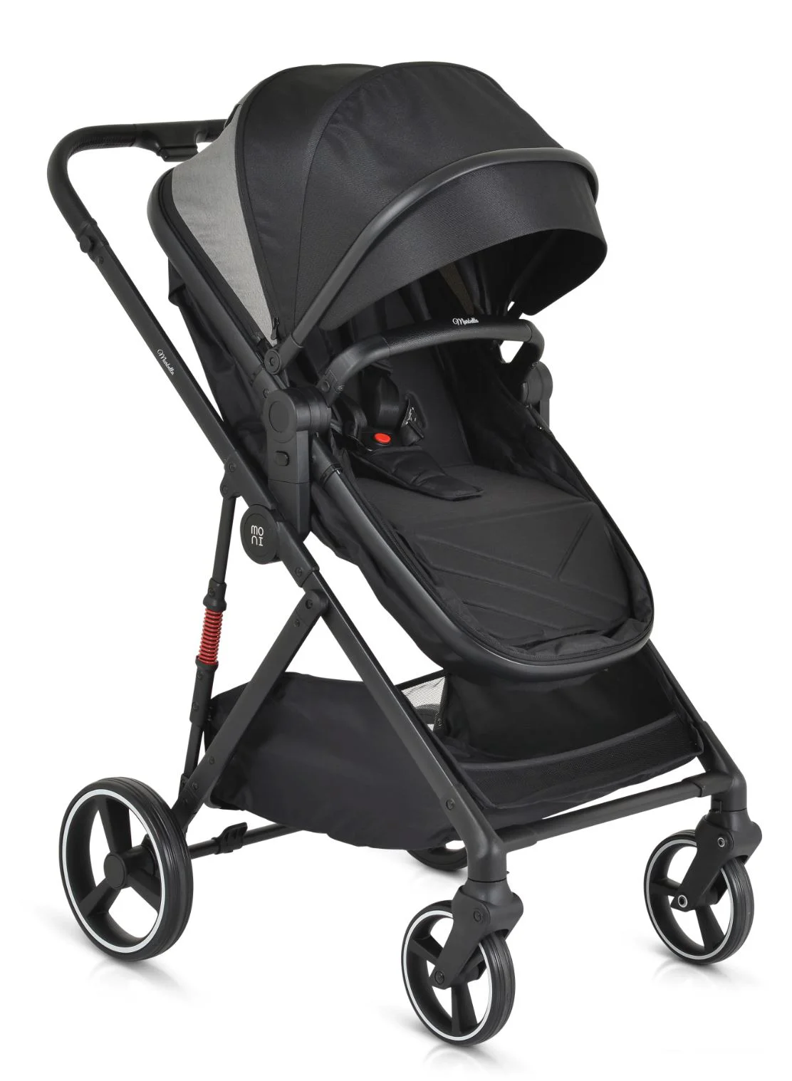 Carucior transformabil 3 in 1 Moni Marbella Negru foto