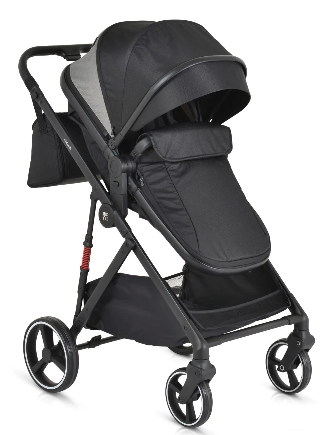 Carucior transformabil 3 in 1 Moni Marbella Negru foto