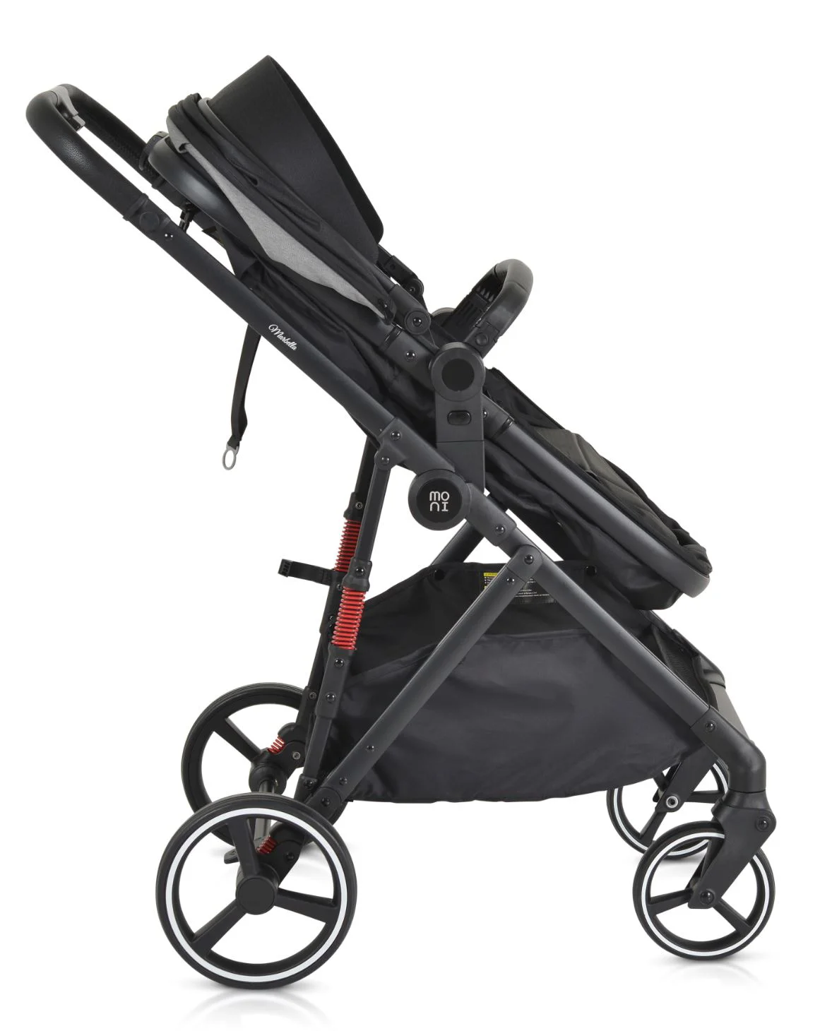 Carucior transformabil 3 in 1 Moni Marbella Negru foto