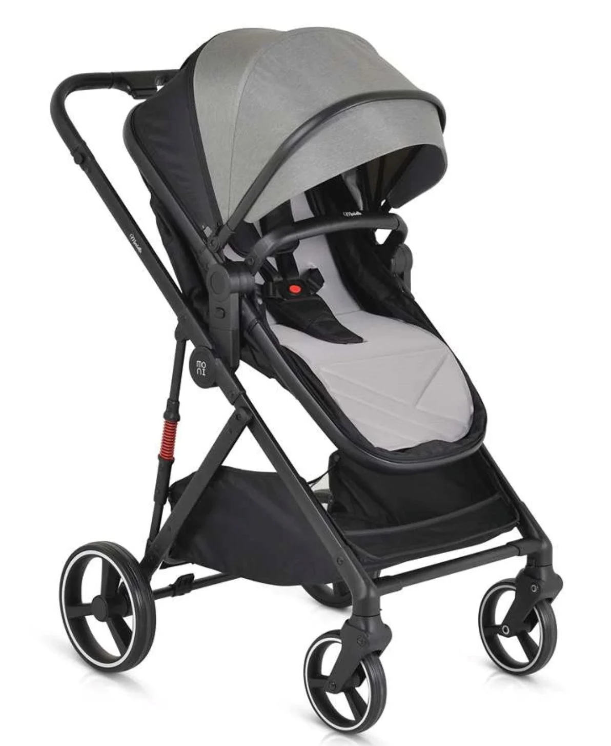 Carucior transformabil 3 in 1 Moni Marbella Gri foto