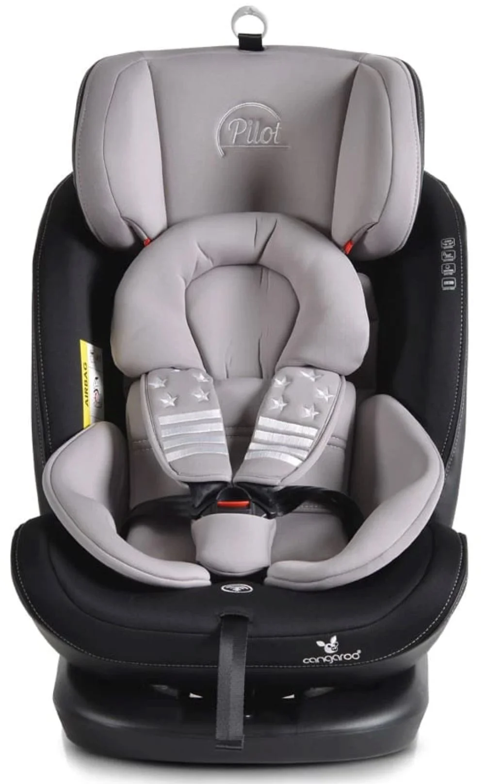 Scaun auto Moni Isofix Pilo, 0-36 kg Gri foto