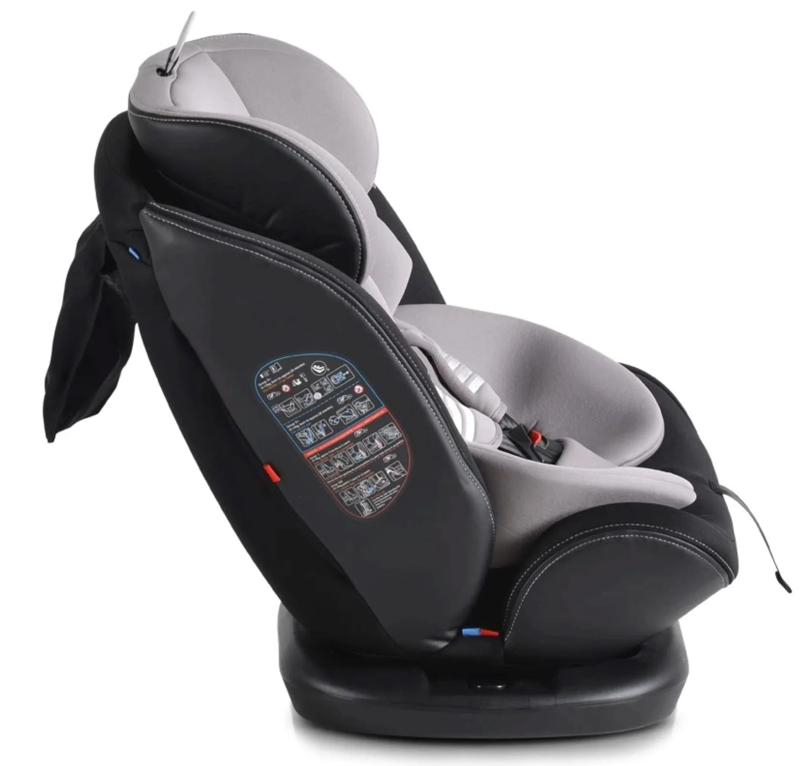 Scaun auto Moni Isofix Pilo, 0-36 kg Gri foto