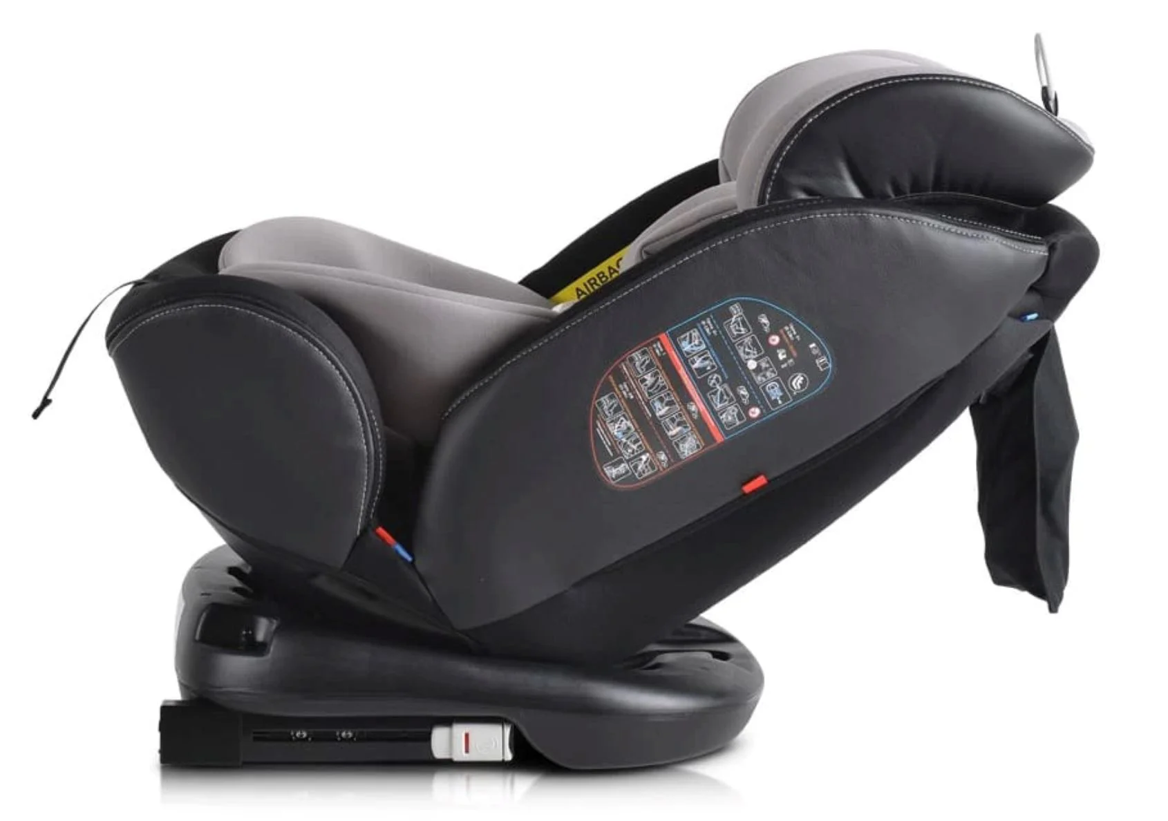 Scaun auto Moni Isofix Pilo, 0-36 kg Gri foto