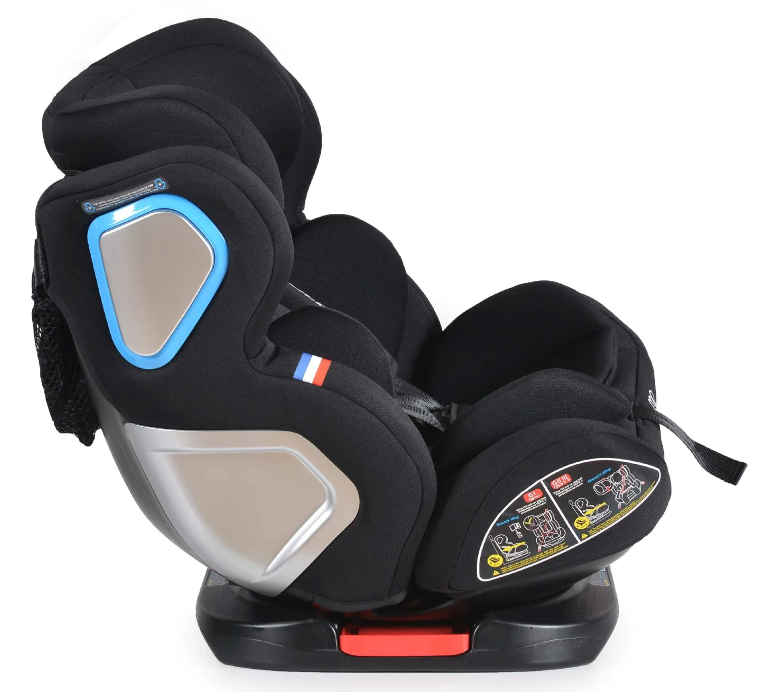 Scaun auto Moni Isofix Colonel, 0-36 kg, Negru foto