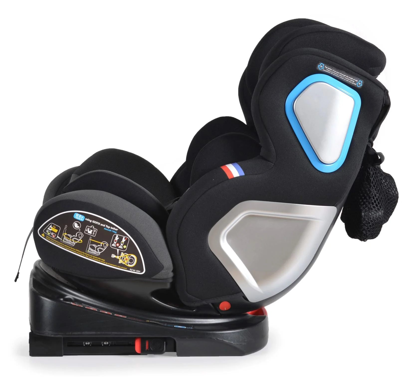 Автокресло Moni Isofix Colonel, 0-36 кг, Серый foto