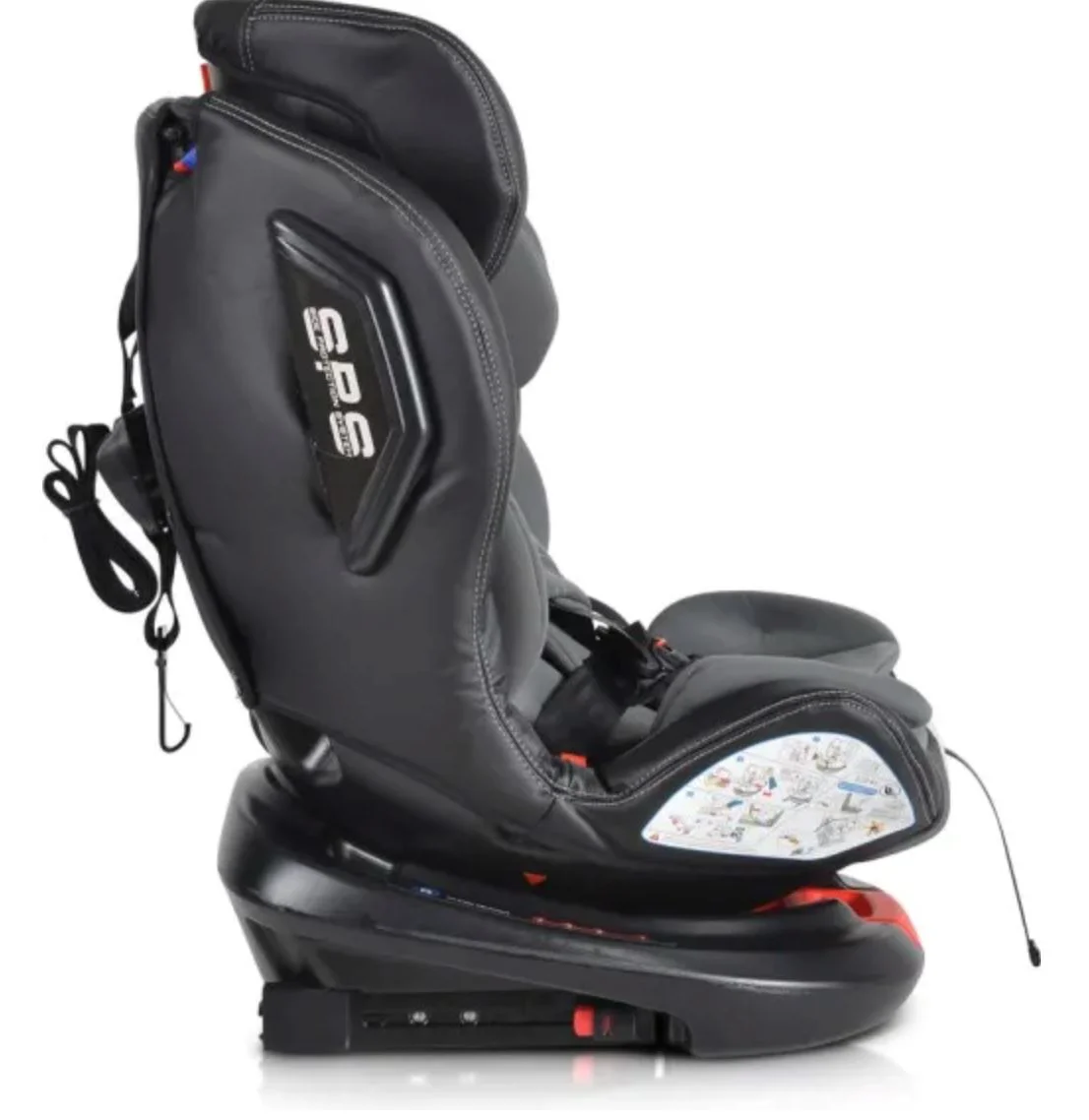 Автокресло Moni Isofix 360 Motion, 0-36 кг, Серый foto