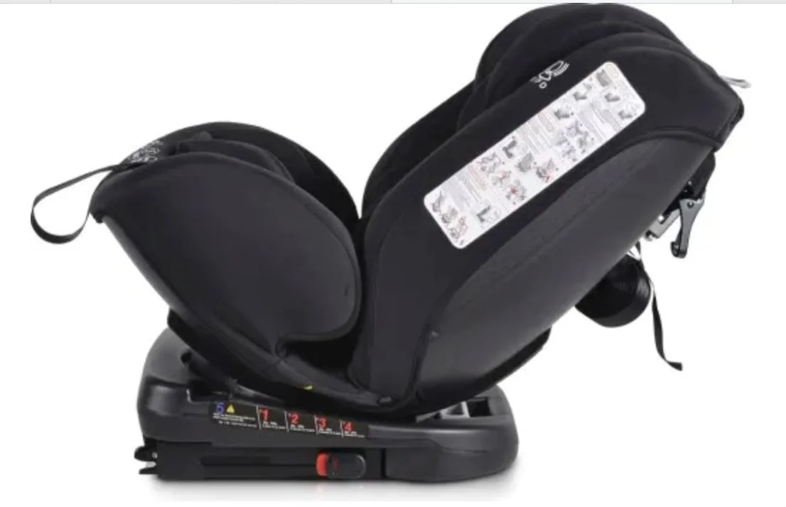 Автокресло Moni Isofix 360 Serengeti, 0-36 кг, Черный foto