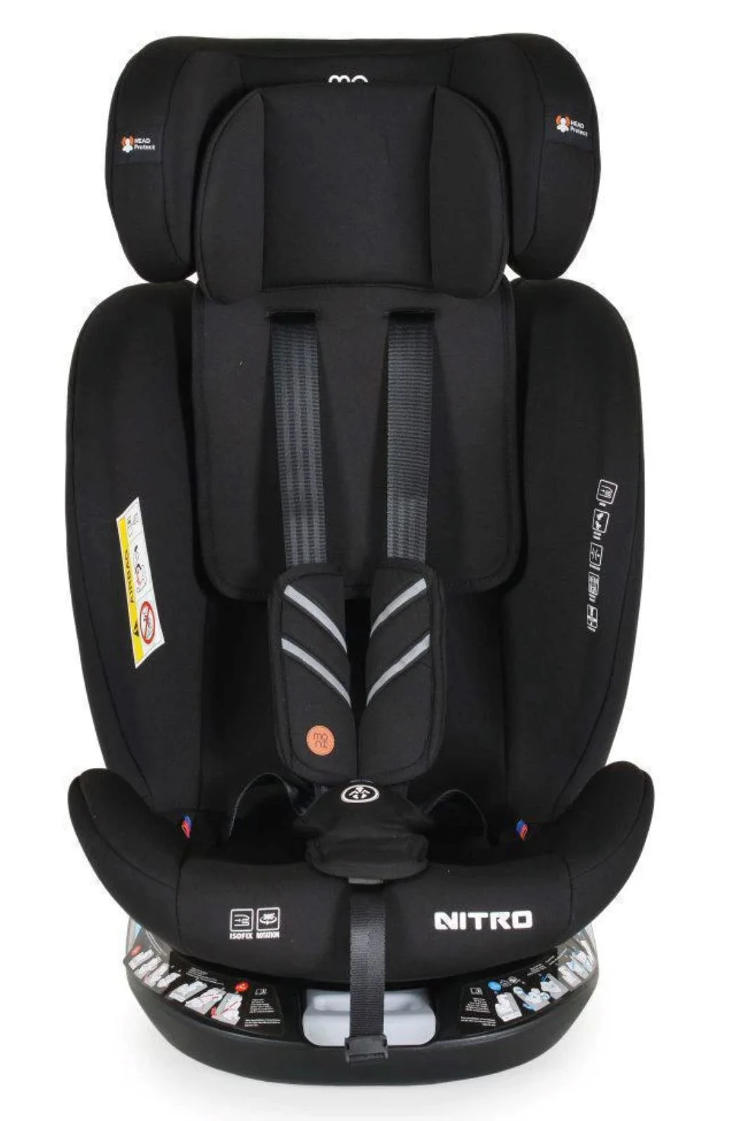 Scaun auto Moni Isofix 360 Nitro (I-size), 0-36 kg, Negru foto