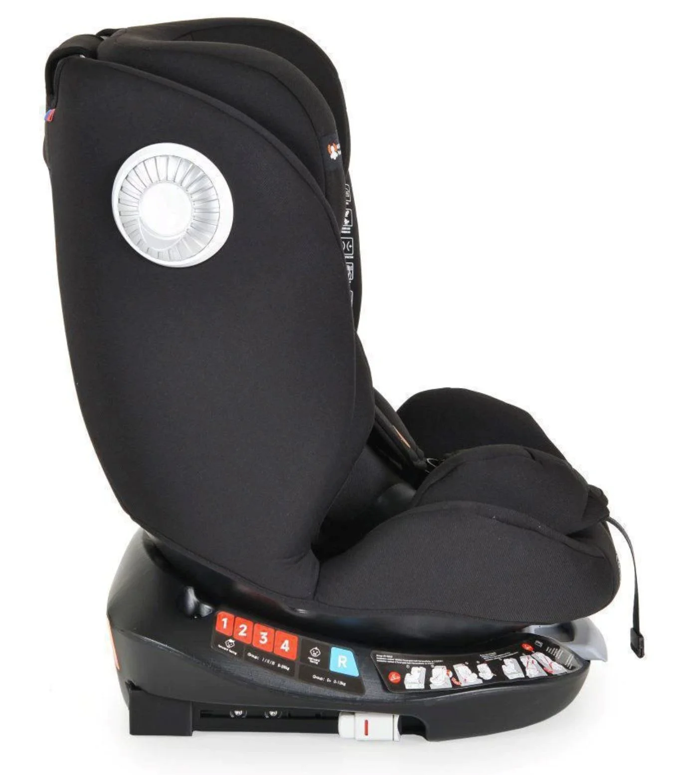 Scaun auto Moni Isofix 360 Nitro (I-size), 0-36 kg, Negru foto
