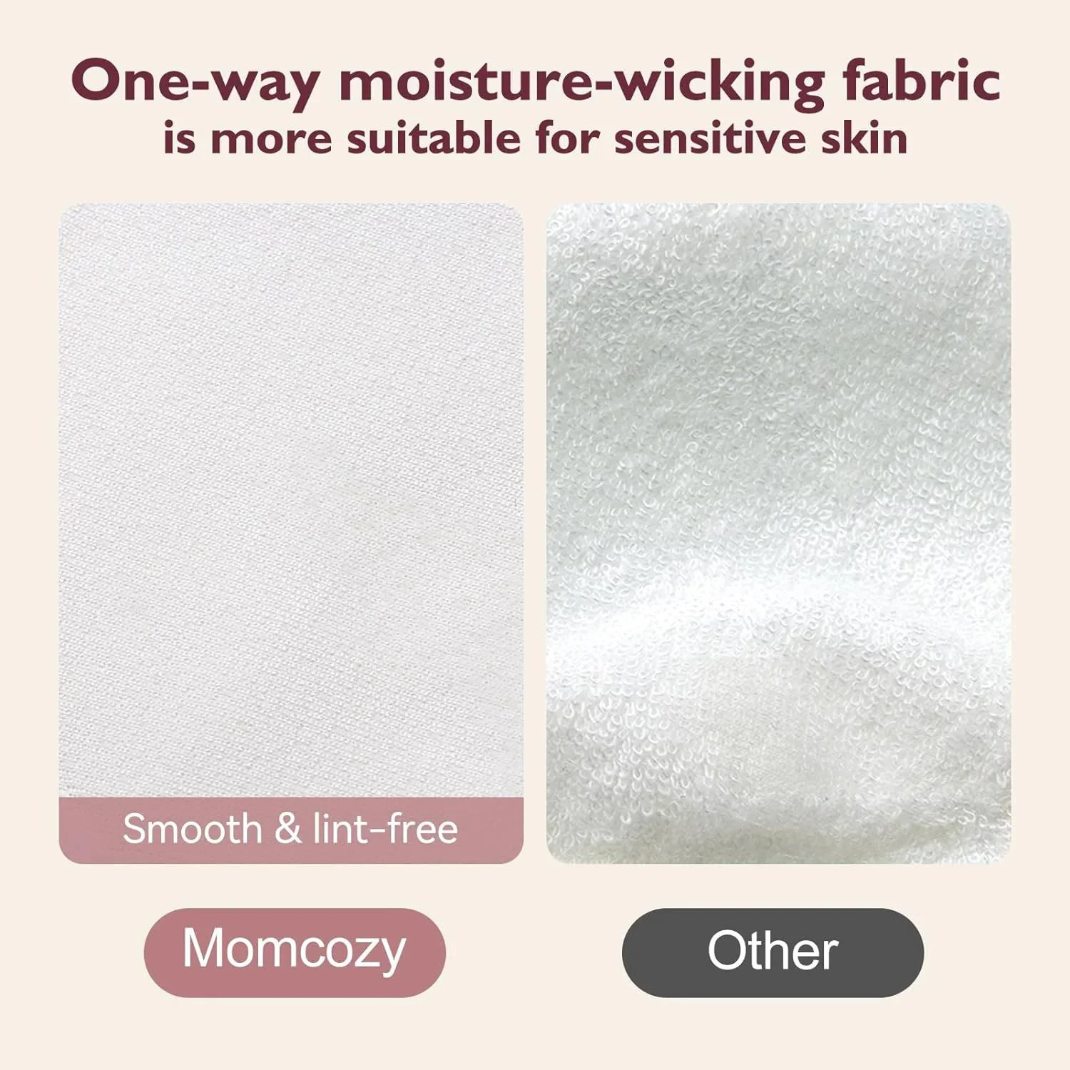 Absorbante pentru san reutilizabile Momcozy subtiri, 14 buc. foto