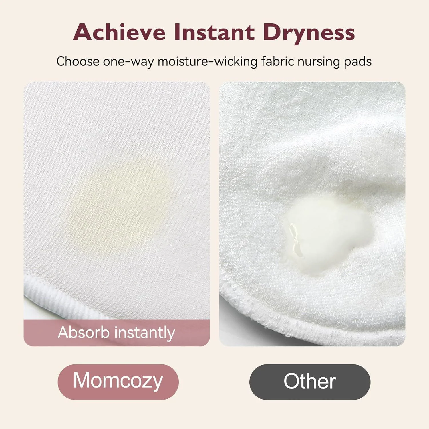 Absorbante pentru san reutilizabile Momcozy subtiri, 14 buc. foto